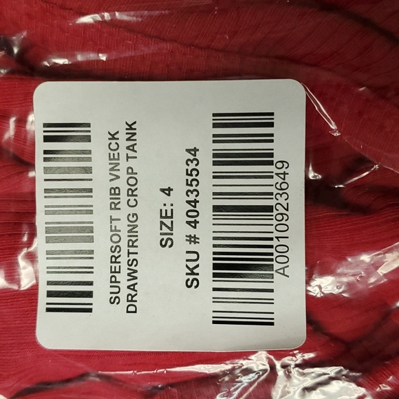 ❤️NWT VINTAGE TORRID CAMI - SEXY DRAWSTRING SUPER SOFT - CROP TANK - PLUS SIZE - Picture 6 of 12